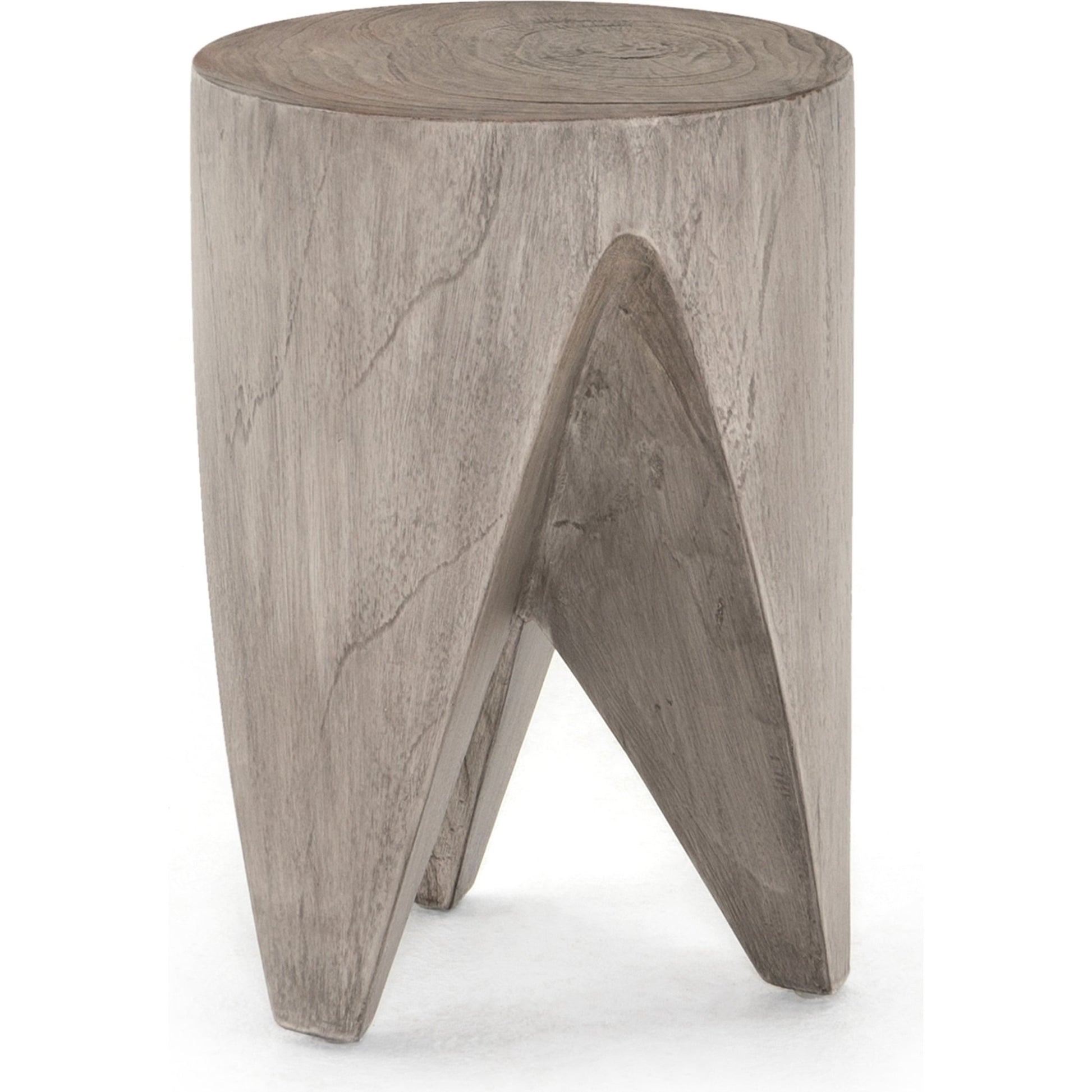 Petros Outdoor End Table by Four Hands. Made from solid teak in a eclectic & global style.