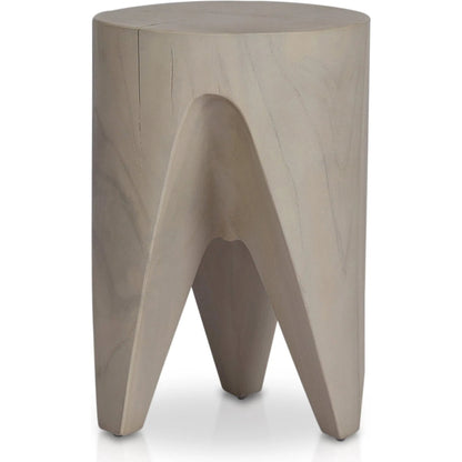 Petros Outdoor End Table by Four Hands. Made from solid teak in a eclectic & global style.
