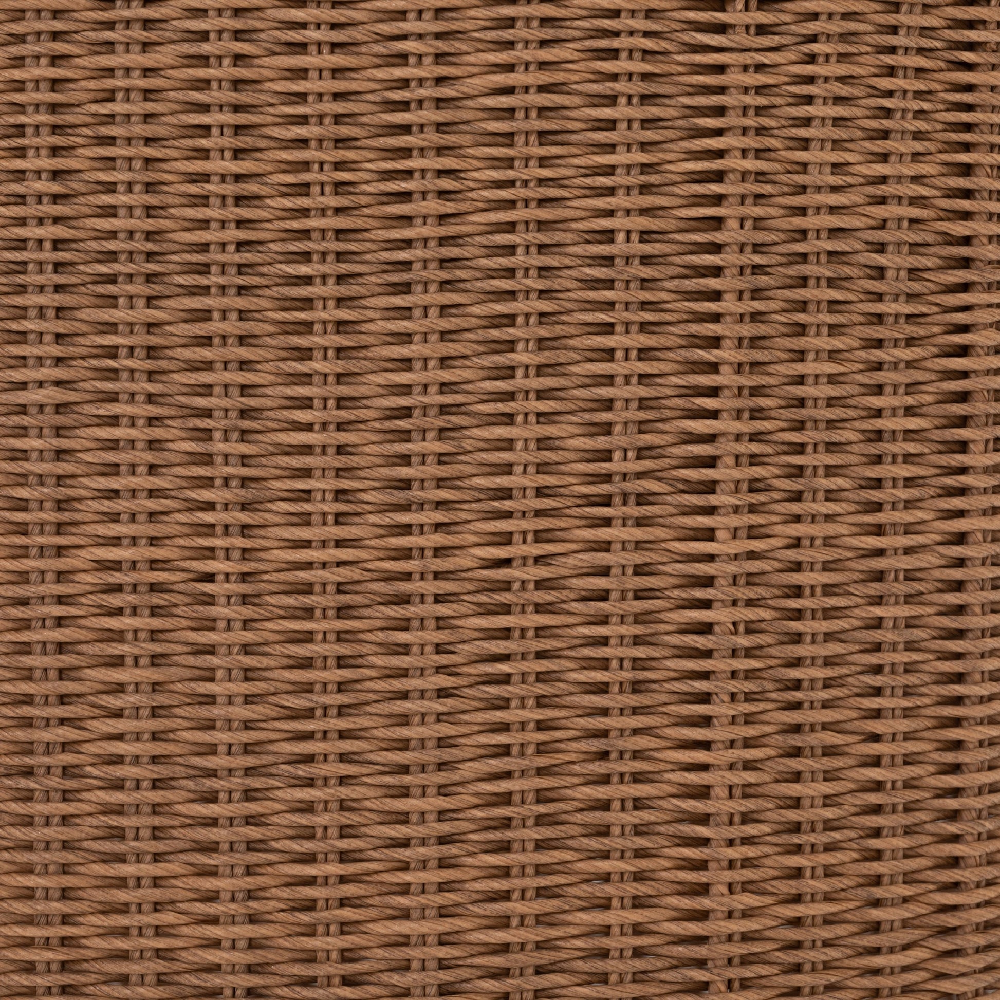 Tucson Woven Outdoor Chair by Four Hands. Made from 100% olefin, 100% polyethylene, iron in a coastal style.