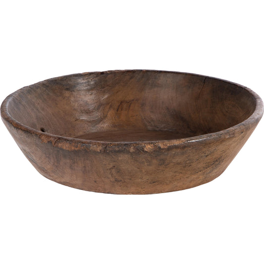 Found Wooden Bowl by Four Hands in reclaimed natural. Made from solid mixed reclaimed wood in a eclectic & global style.