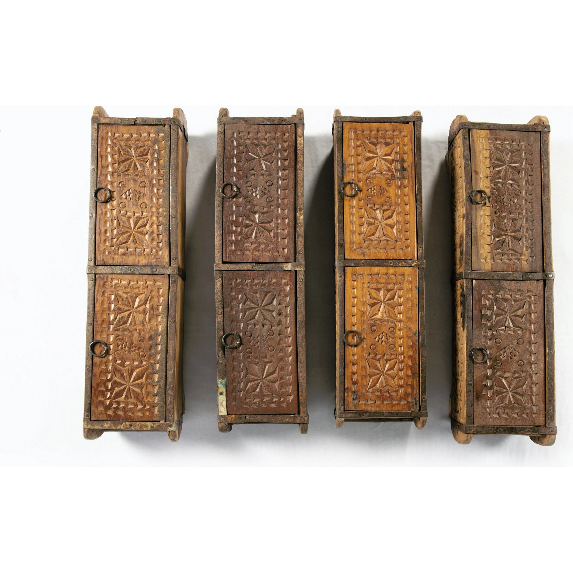 Found Carved Box by Four Hands in reclaimed natural. Made from solid mixed reclaimed wood in a eclectic & global style.