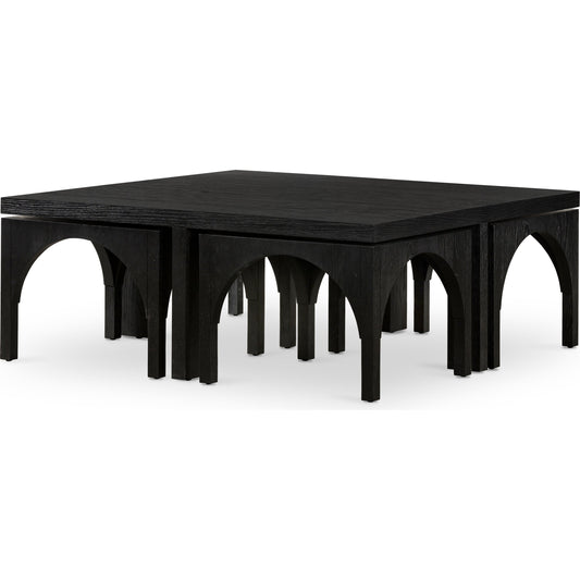 Amara Nesting Coffee Table by Four Hands. Made from oak veneer, solid oak in a eclectic & global style.