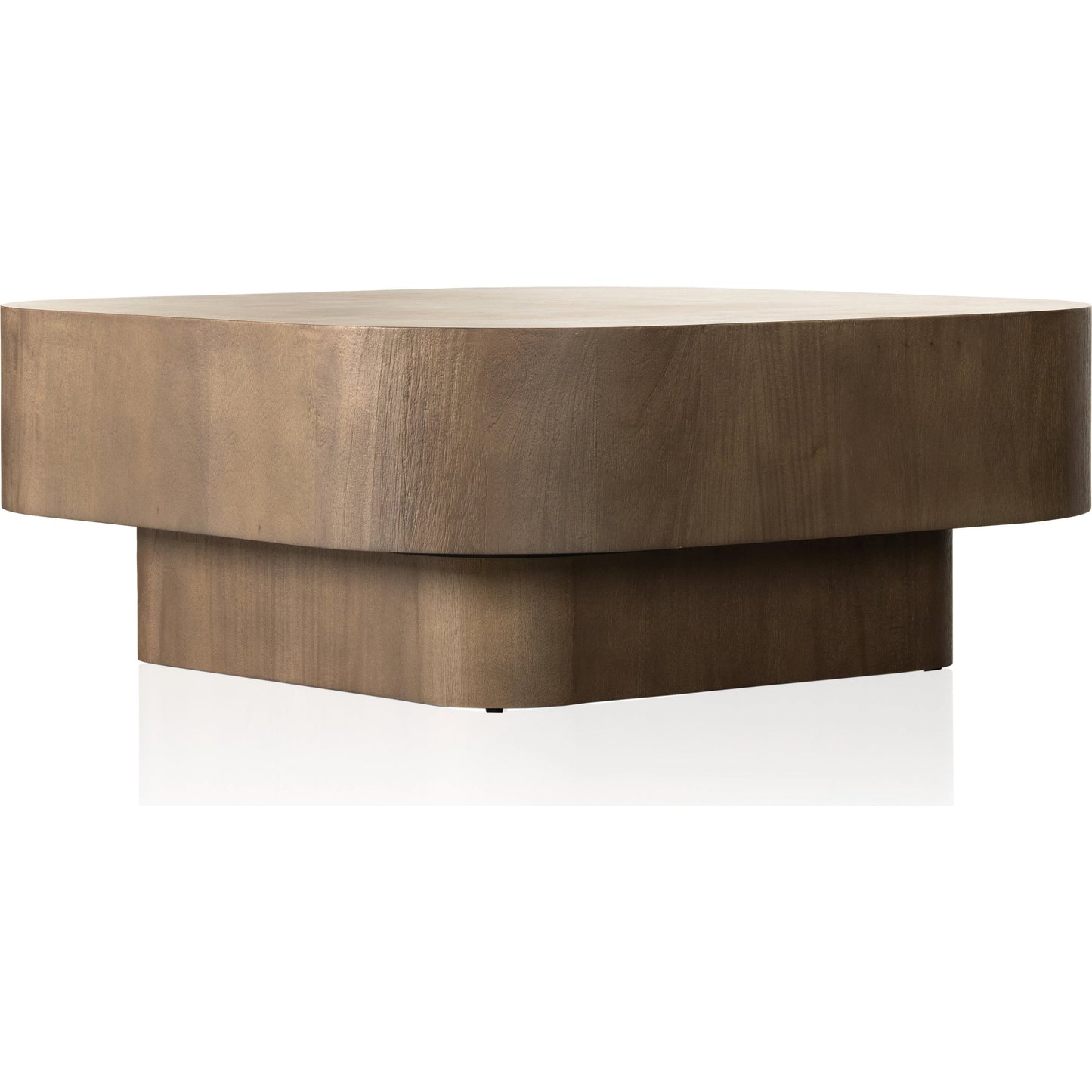 017 SI-1977097 | Additional Silo | Blanco Coffee Table by Four Hands in warm umber burl. Made from walnut burl veneer, thick mahogany veneer, pine plywood in a modern style.