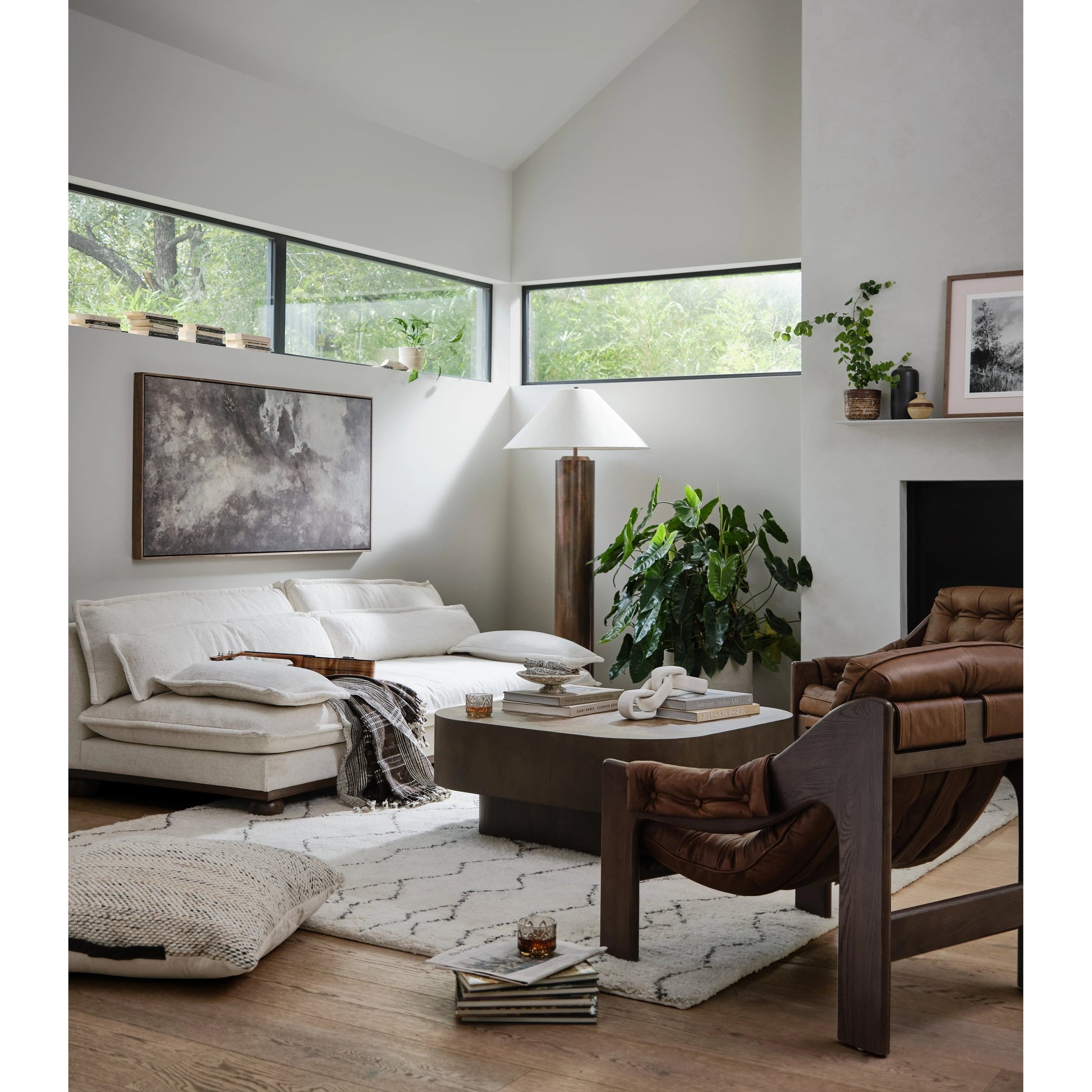 Blanco Coffee Table by Four Hands. Made from unique in a modern style.