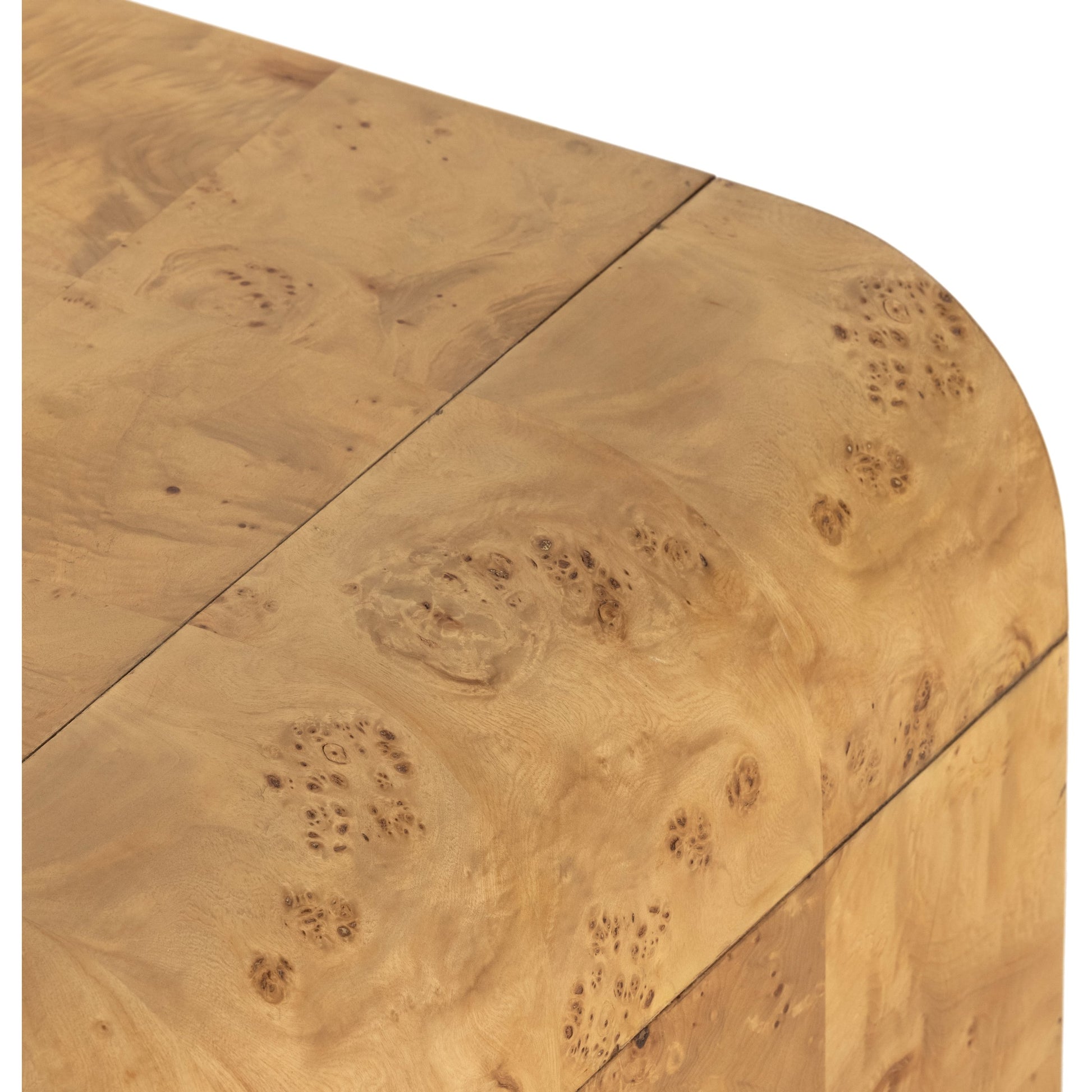 Jenson Coffee Table by Four Hands in natural poplar burl veneer and natural poplar burl. Made from poplar burl veneer in a coastal style.