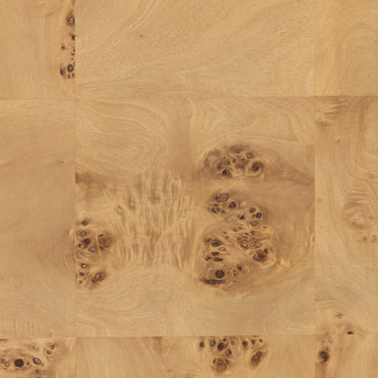 Jenson Console Table by Four Hands in natural poplar burl veneer and natural poplar burl. Made from poplar burl veneer in a coastal style.