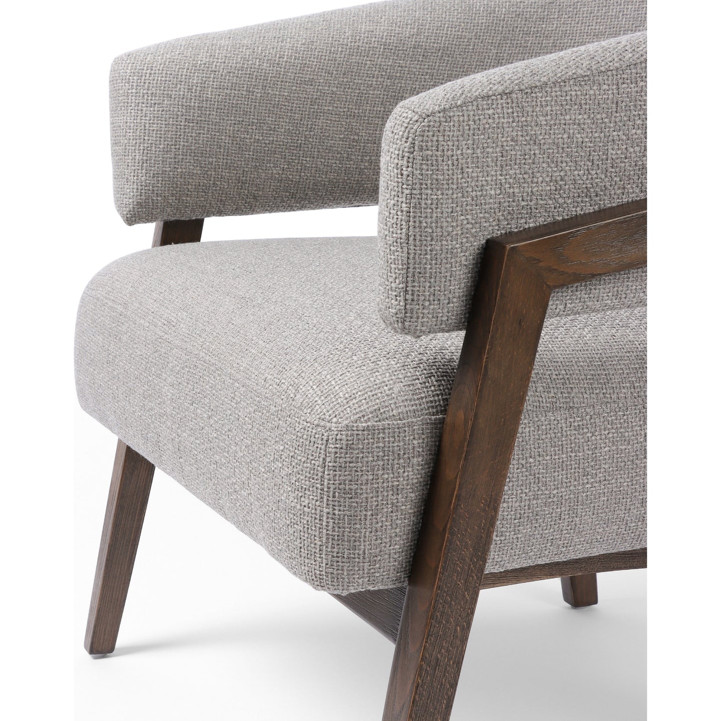 048 SI-1980345 | Closeup | Dexter Chair by Four Hands in gibson white. Made from unique in a modern style.