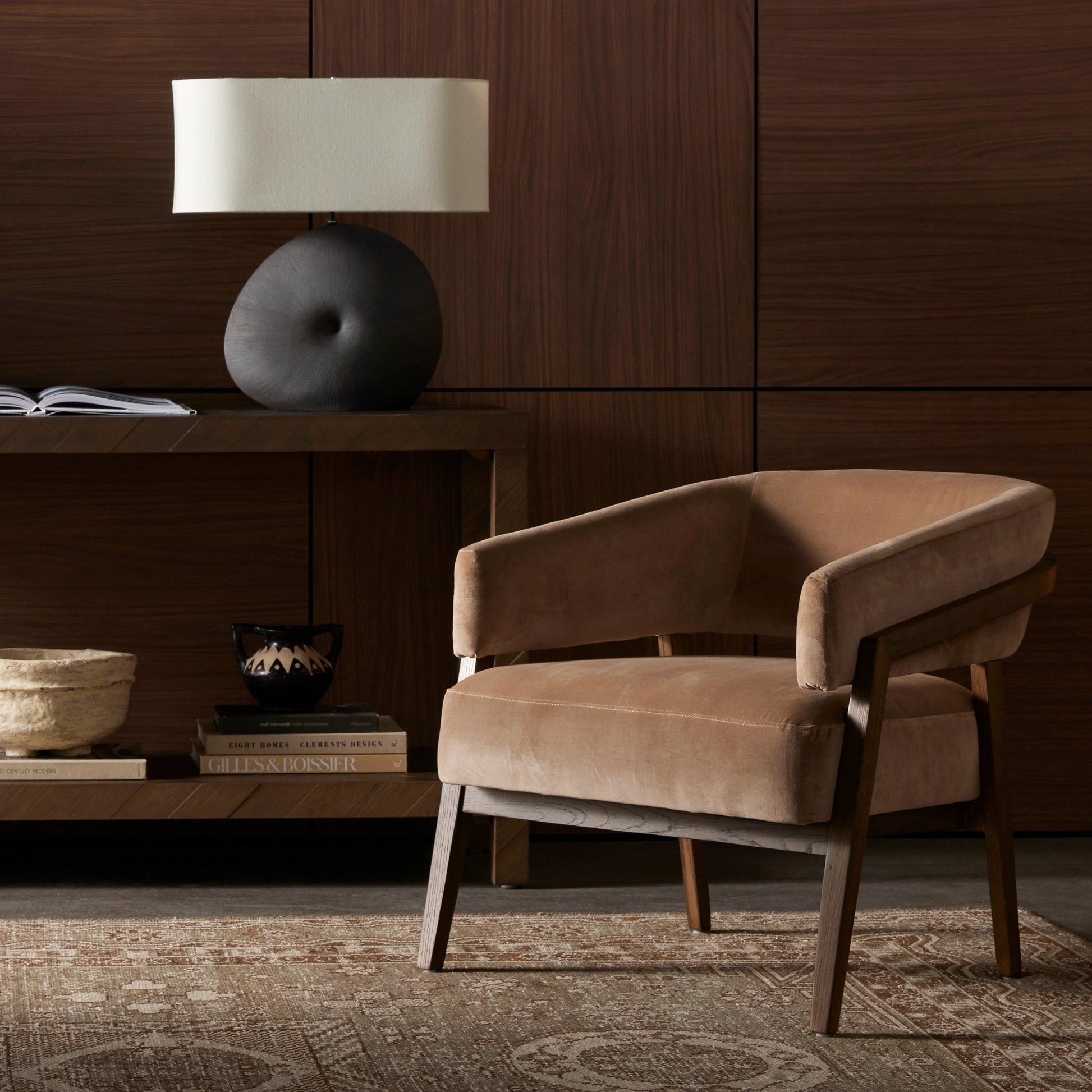 Dexter Chair by Four Hands in gibson white. Made from unique in a modern style.