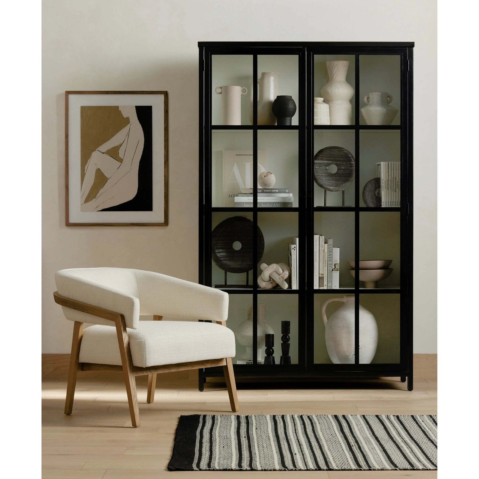 Dexter Chair by Four Hands in gibson white. Made from unique in a modern style.