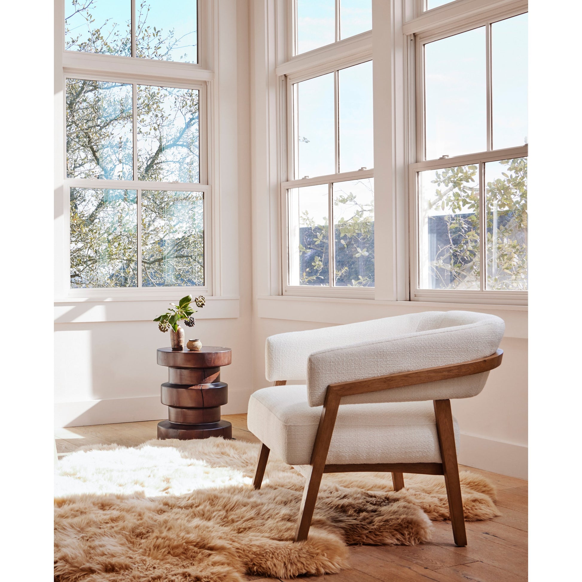 Dexter Chair by Four Hands in gibson white. Made from unique in a modern style.
