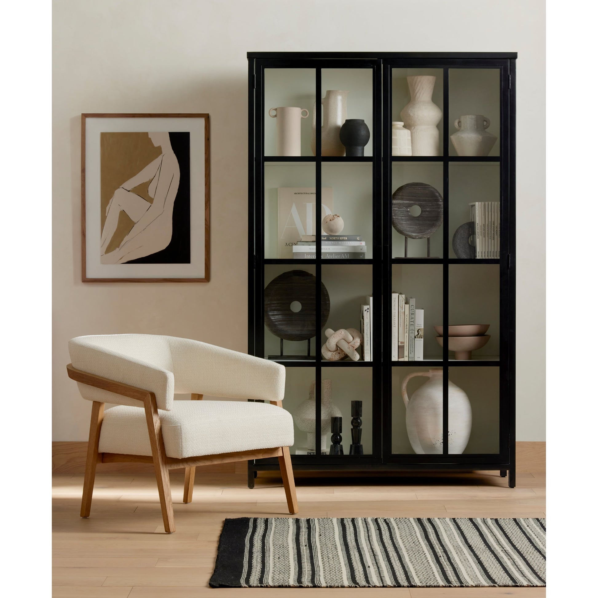 Dexter Chair by Four Hands in gibson white. Made from unique in a modern style.