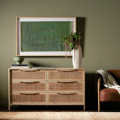 Sydney 6 Drawer Dresser by Four Hands. Made from unique in a coastal style.