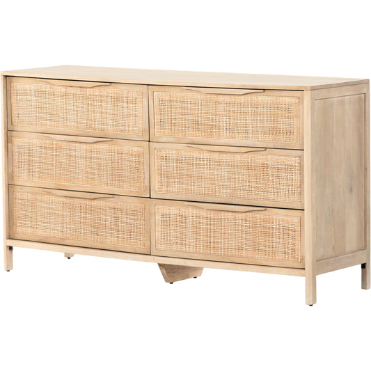 Sydney 6 Drawer Dresser by Four Hands. Made from unique in a coastal style.