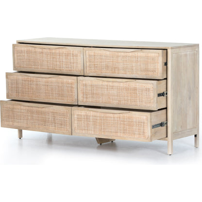 Sydney 6 Drawer Dresser by Four Hands. Made from unique in a coastal style.