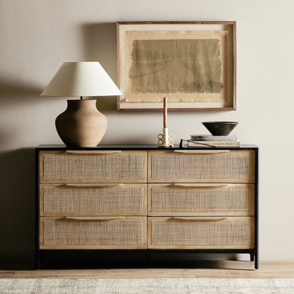 Sydney 6 Drawer Dresser by Four Hands. Made from unique in a coastal style.