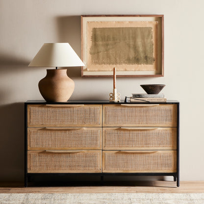 Sydney 6 Drawer Dresser by Four Hands. Made from unique in a coastal style.
