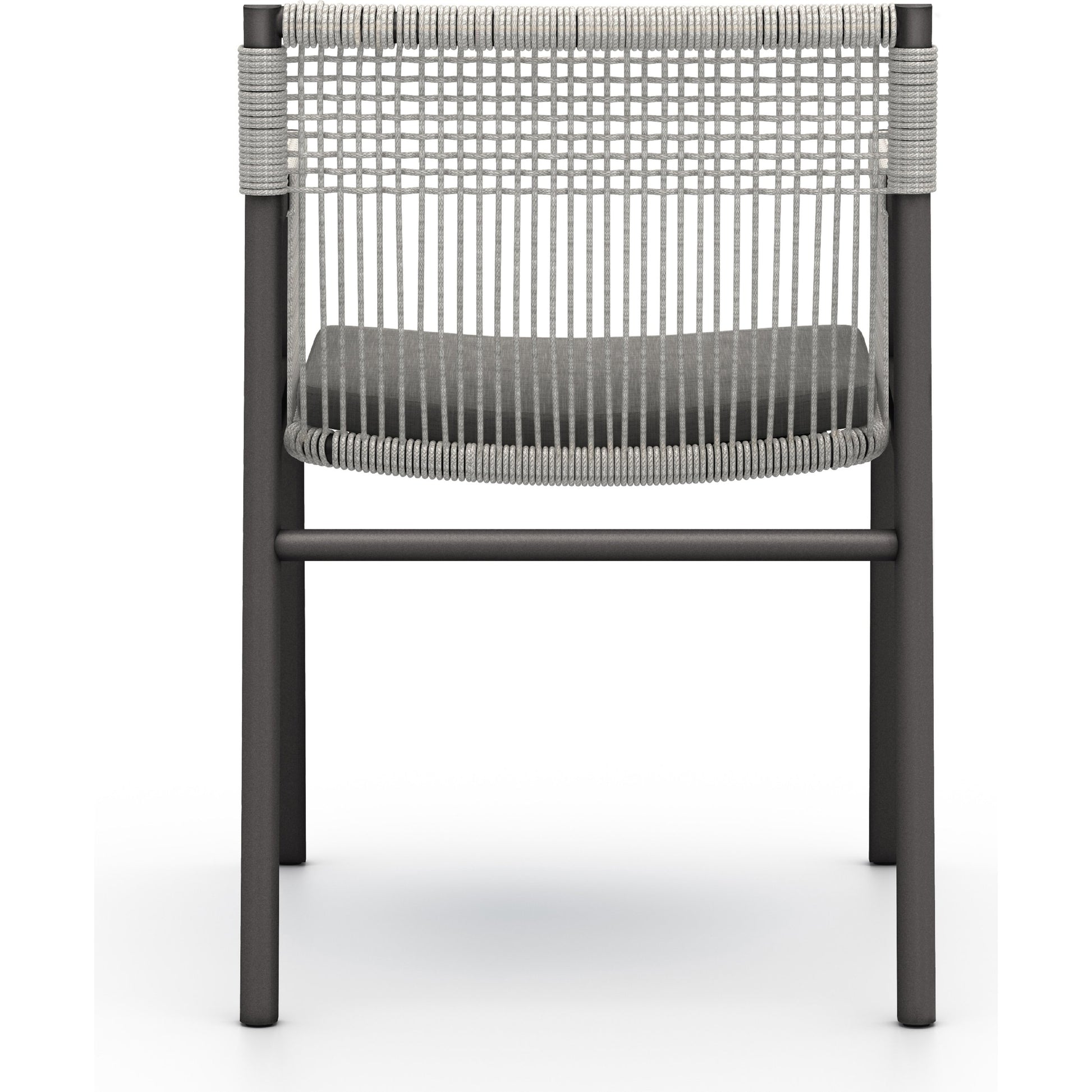 Shuman Outdoor Dining Chair by Four Hands. Made from 100% olefin, aluminum, 100% polypropylene in a modern style.