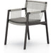 Shuman Outdoor Dining Chair by Four Hands. Made from 100% olefin, aluminum, 100% polypropylene in a modern style.