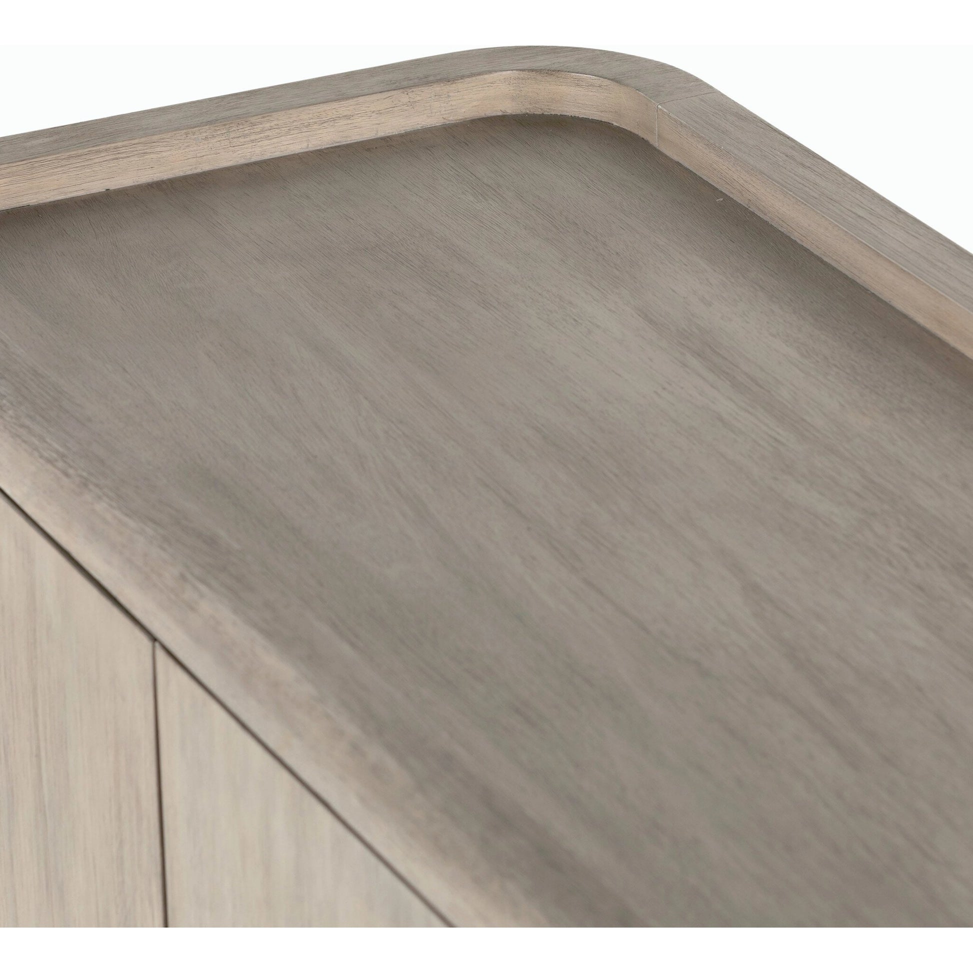 Arlo Sideboard by Four Hands in ash grey, black arlo and ash grey. Made from solid mahogany in a modern style.