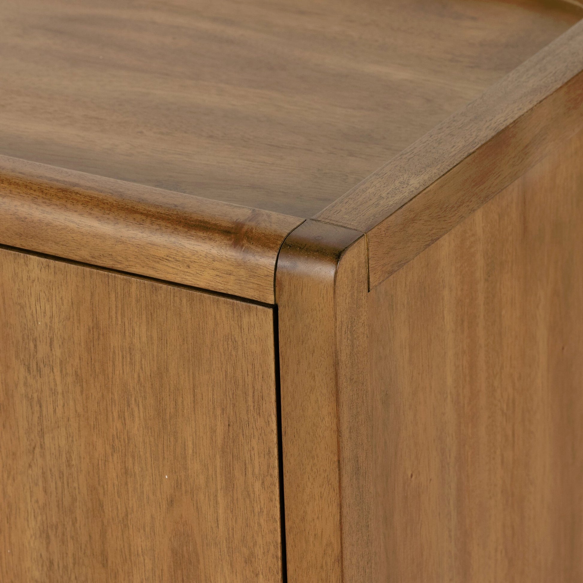 Arlo Sideboard by Four Hands in ash grey, black arlo and ash grey. Made from solid mahogany in a modern style.