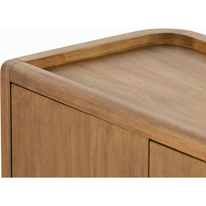 Arlo Sideboard by Four Hands in ash grey, black arlo and ash grey. Made from solid mahogany in a modern style.