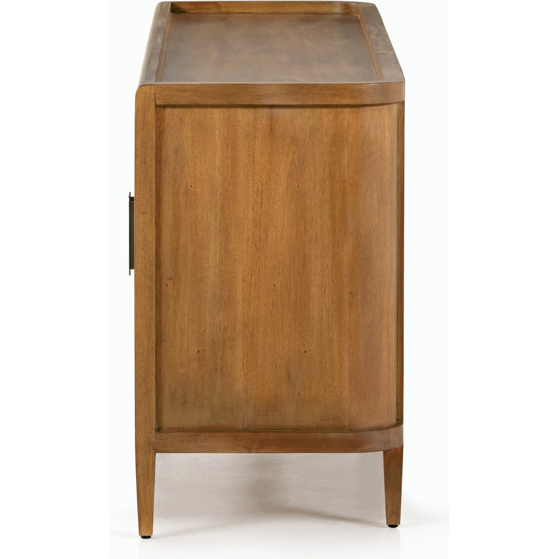 Arlo Sideboard by Four Hands in ash grey, black arlo and ash grey. Made from solid mahogany in a modern style.