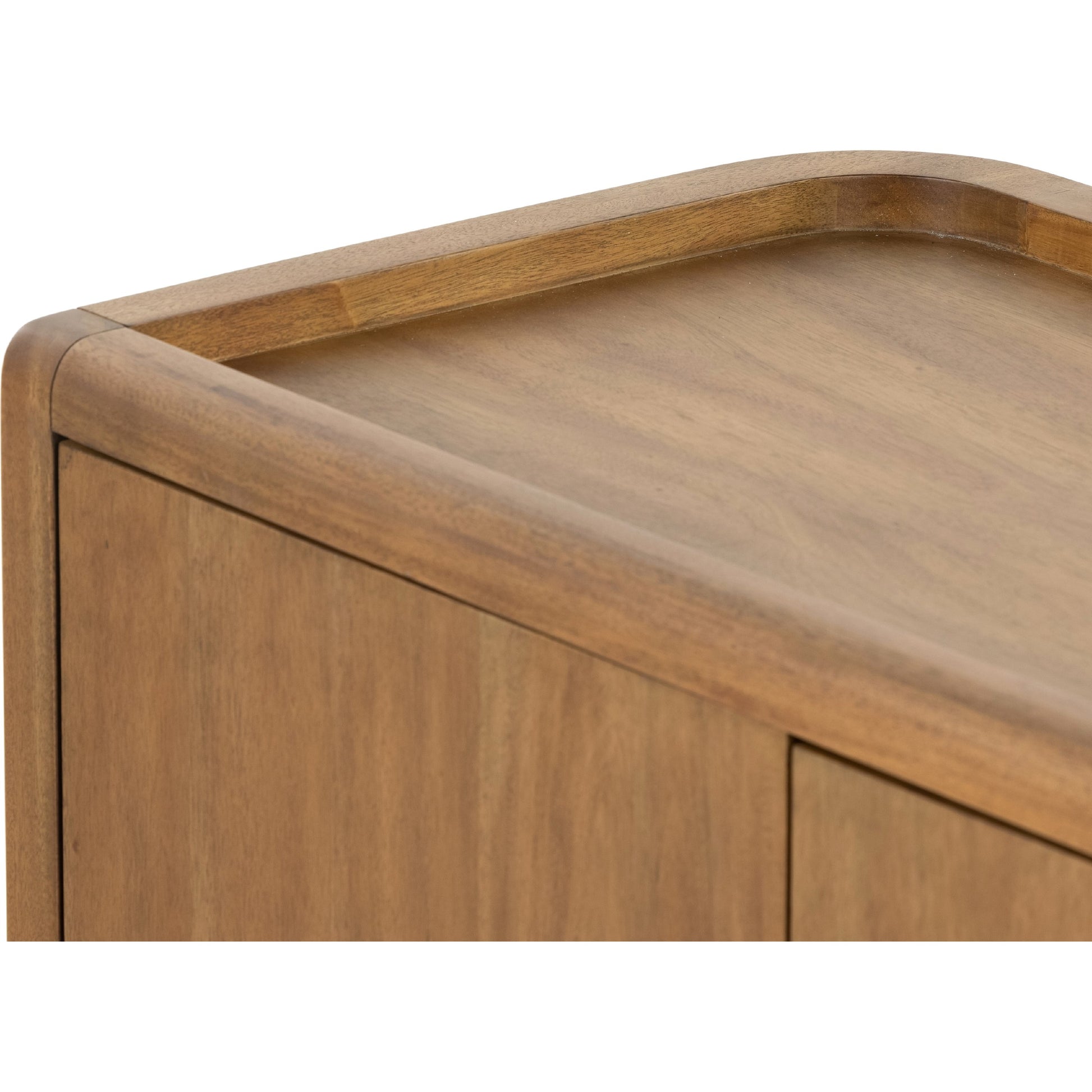 Arlo Sideboard by Four Hands in ash grey, black arlo and ash grey. Made from solid mahogany in a modern style.