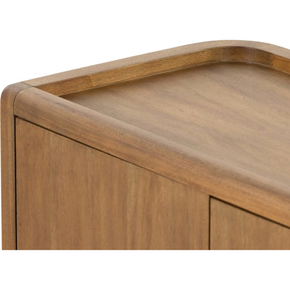 Arlo Sideboard by Four Hands in ash grey, black arlo and ash grey. Made from solid mahogany in a modern style.