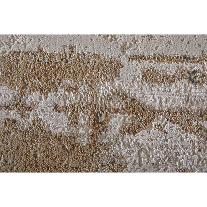 Aura Rug - 3567F by Feizy in ivory, gold, gray. Made from polyester, polypropylene in a unique style.