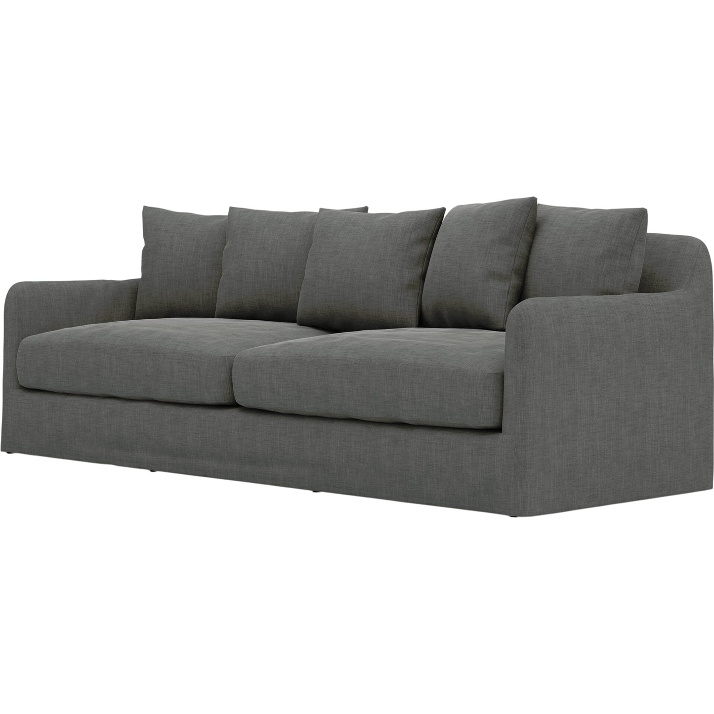 042 SI-1714951 | Primary Silo | Dade Outdoor Sofa by Four Hands. Made from 100% olefin, aluminum, 91% polyurethane foam pad, 9% polyester fiber batting in a modern style.