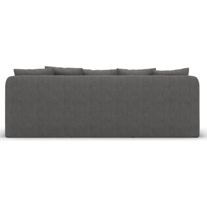 Dade Outdoor Sofa by Four Hands. Made from 100% olefin, aluminum, 91% polyurethane foam pad, 9% polyester fiber batting in a modern style.