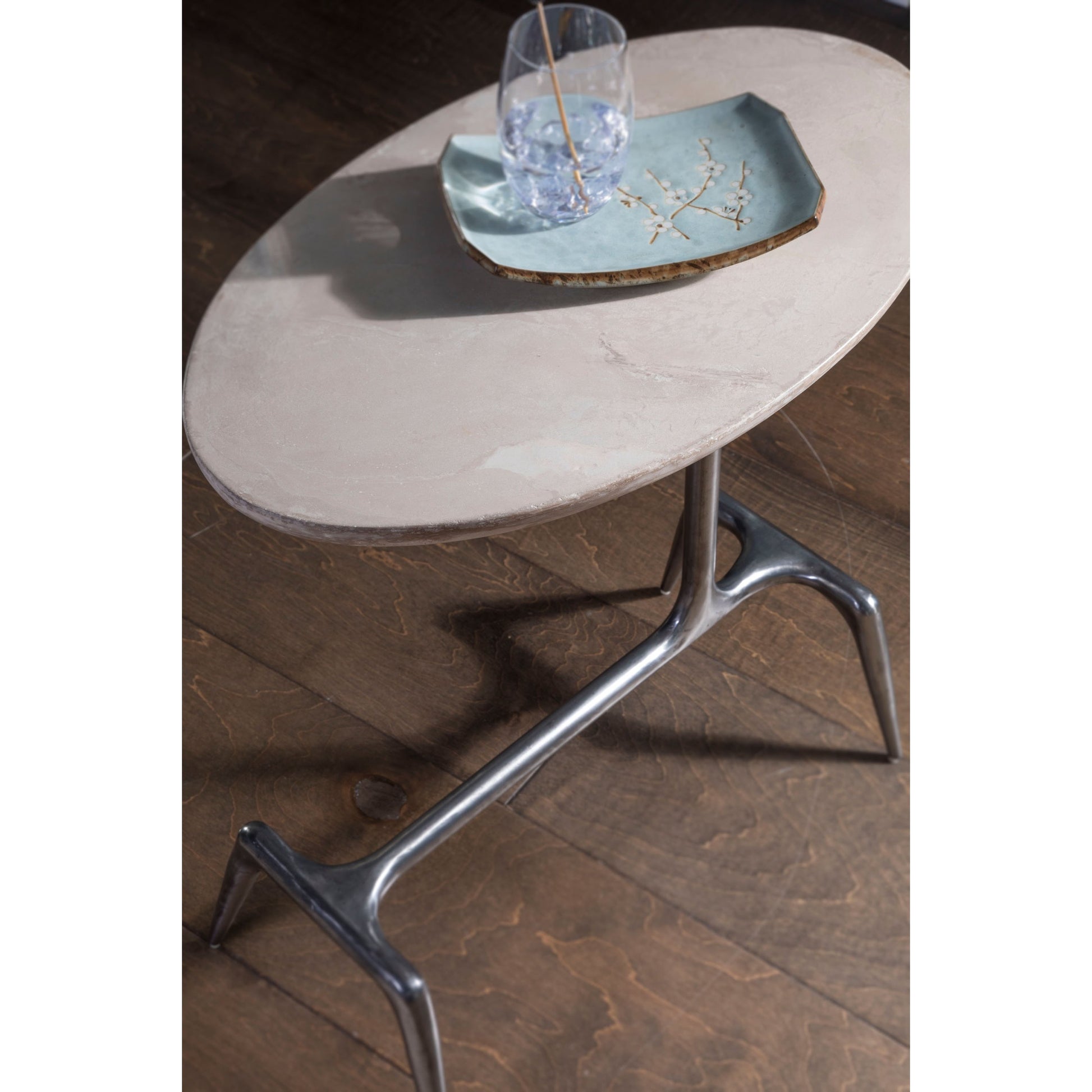 Wilder Spot Table by Artistica Home in desert scagliola. Made from unique in a modern style.