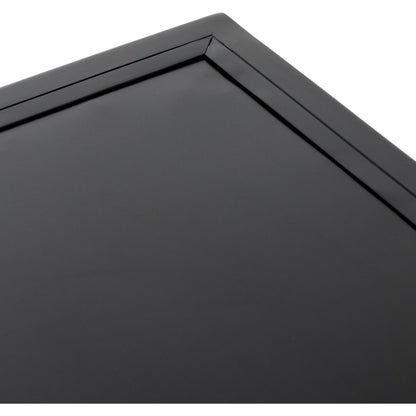 Belmont Storage Nightstand by Four Hands in black. Made from iron in a modern style.