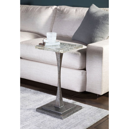 Montreaux Table by Artistica Home in antique nickel. Made from unique in a modern style.