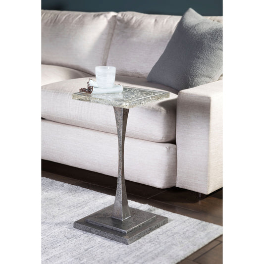Montreaux Table by Artistica Home in antique nickel. Made from unique in a modern style.