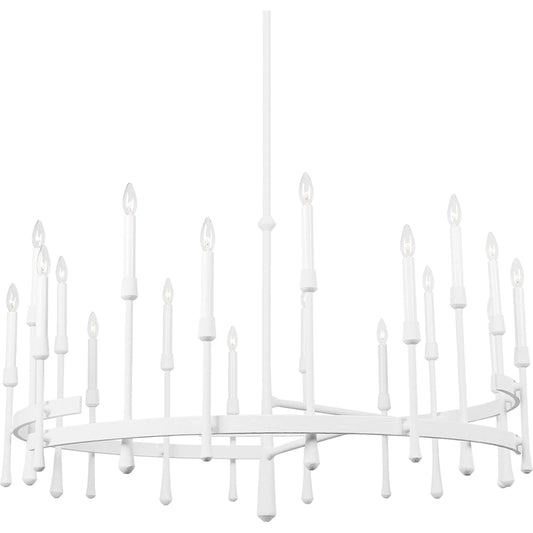 Hathaway 18 Light Chandelier by Hudson Valley. Made from steel in a modern style.