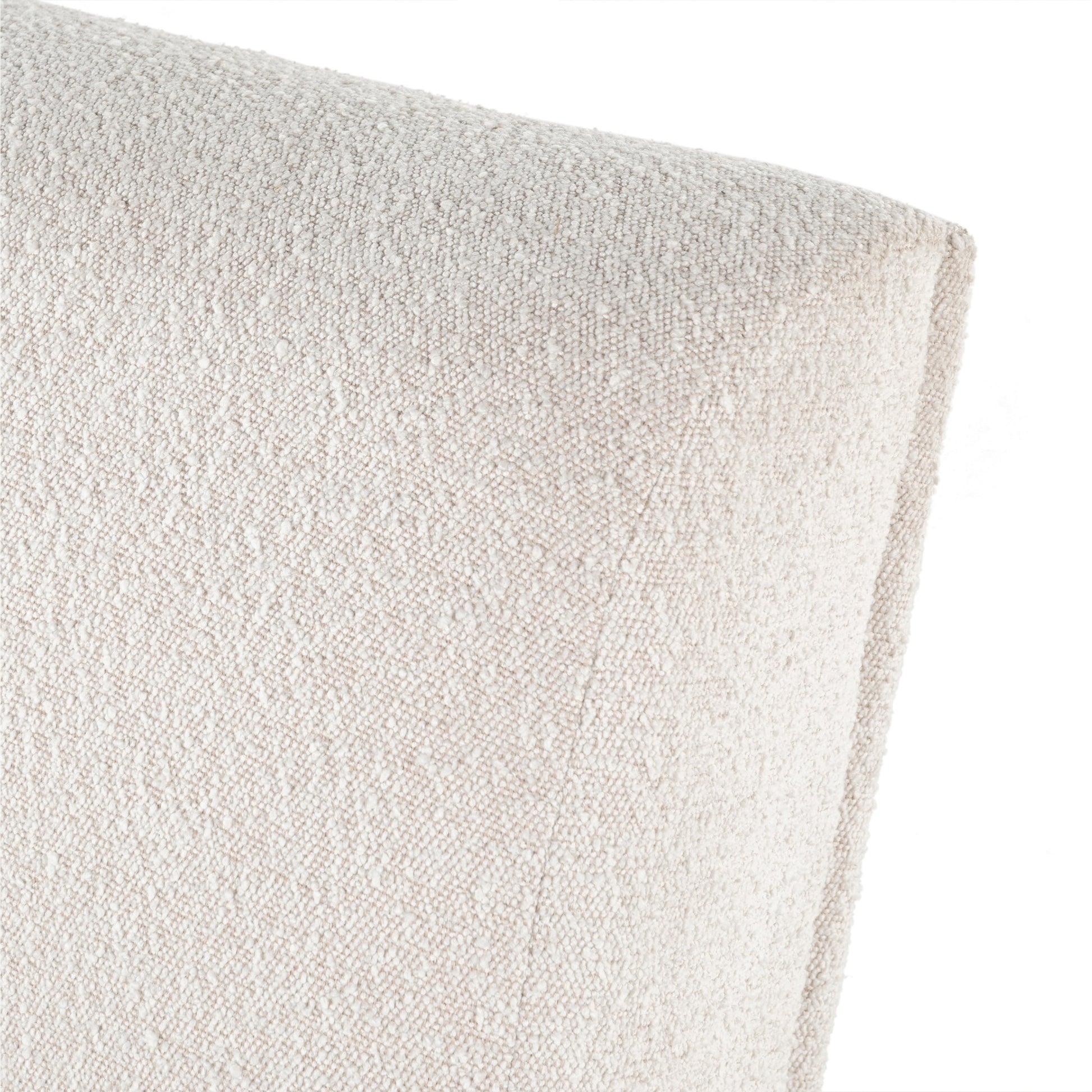 Bronwyn Swivel Chair by Four Hands in knoll natural, distressed natural. Made from 95% polyester, 5% acrylic, solid parawood, 100% polyester in a eclectic & global style.