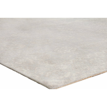 Restoration Rug by Exquisite Rugs in light blue, beige. Made from new zealand wool in a unique style.