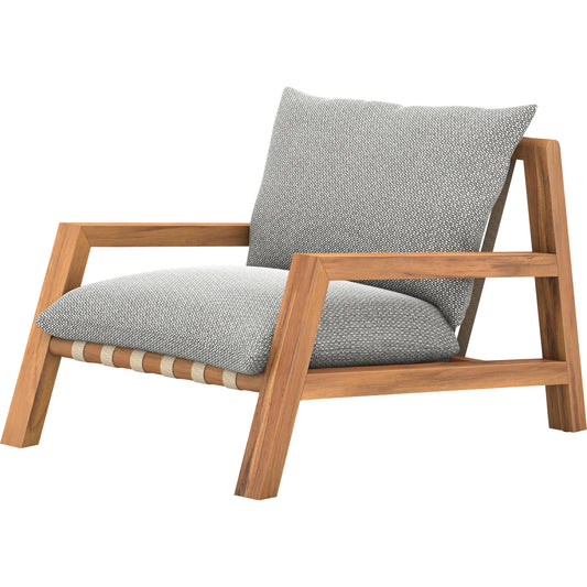 Soren Outdoor Chair by Four Hands. Made from 100% olefin, solid fsc®-certified teak, 100% polypropylene in a modern style.