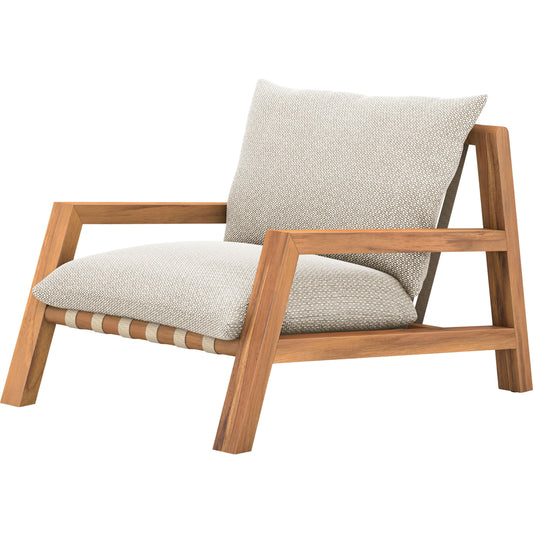 Soren Outdoor Chair by Four Hands. Made from 100% olefin, solid fsc®-certified teak, 100% polypropylene in a modern style.