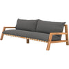 Charcoal, Natural Teak-Fsc, Ivory Strap