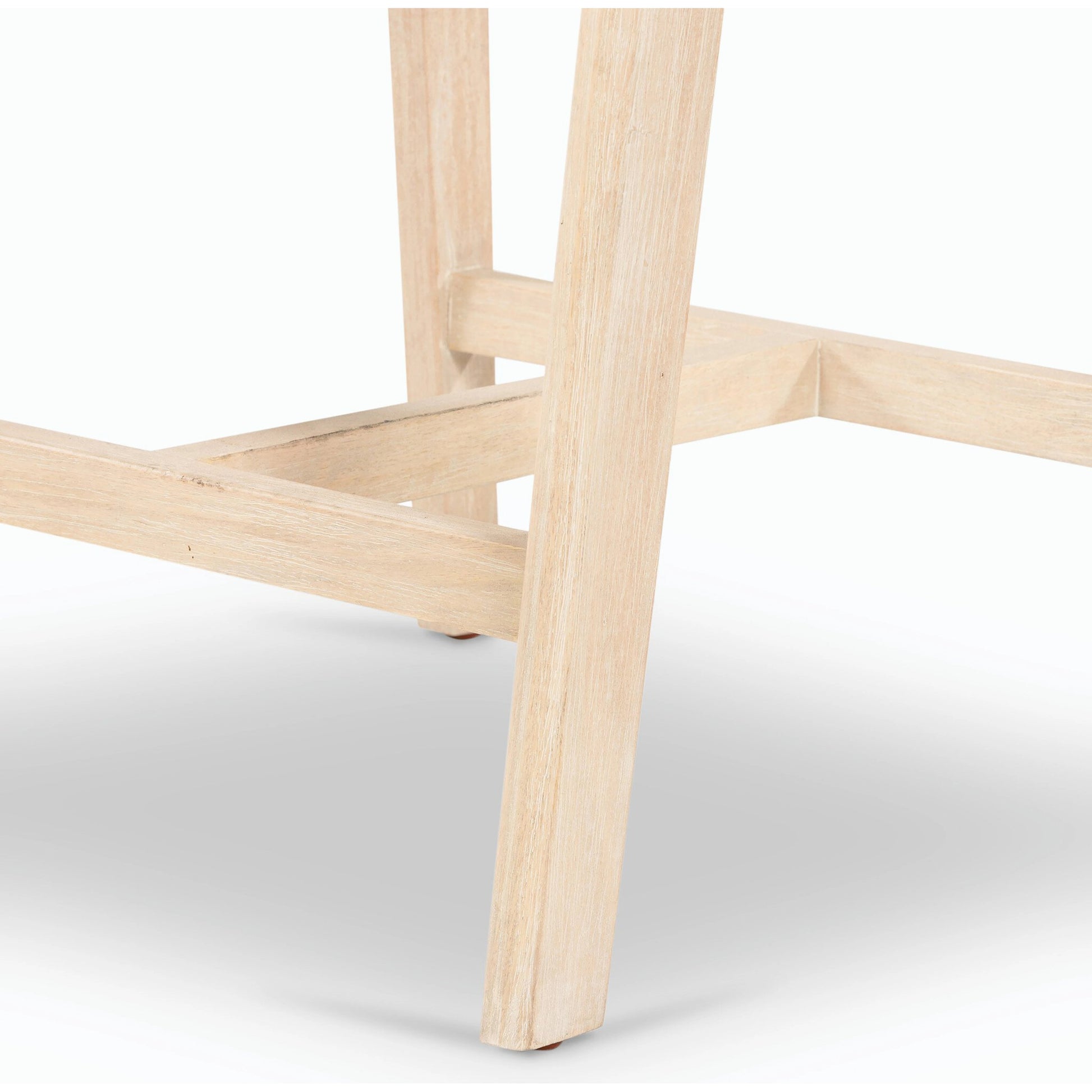 Clarita Counter Stool by Four Hands in natural cane, white wash mango and white wash mango. Made from solid mango, cane in a transitional style.