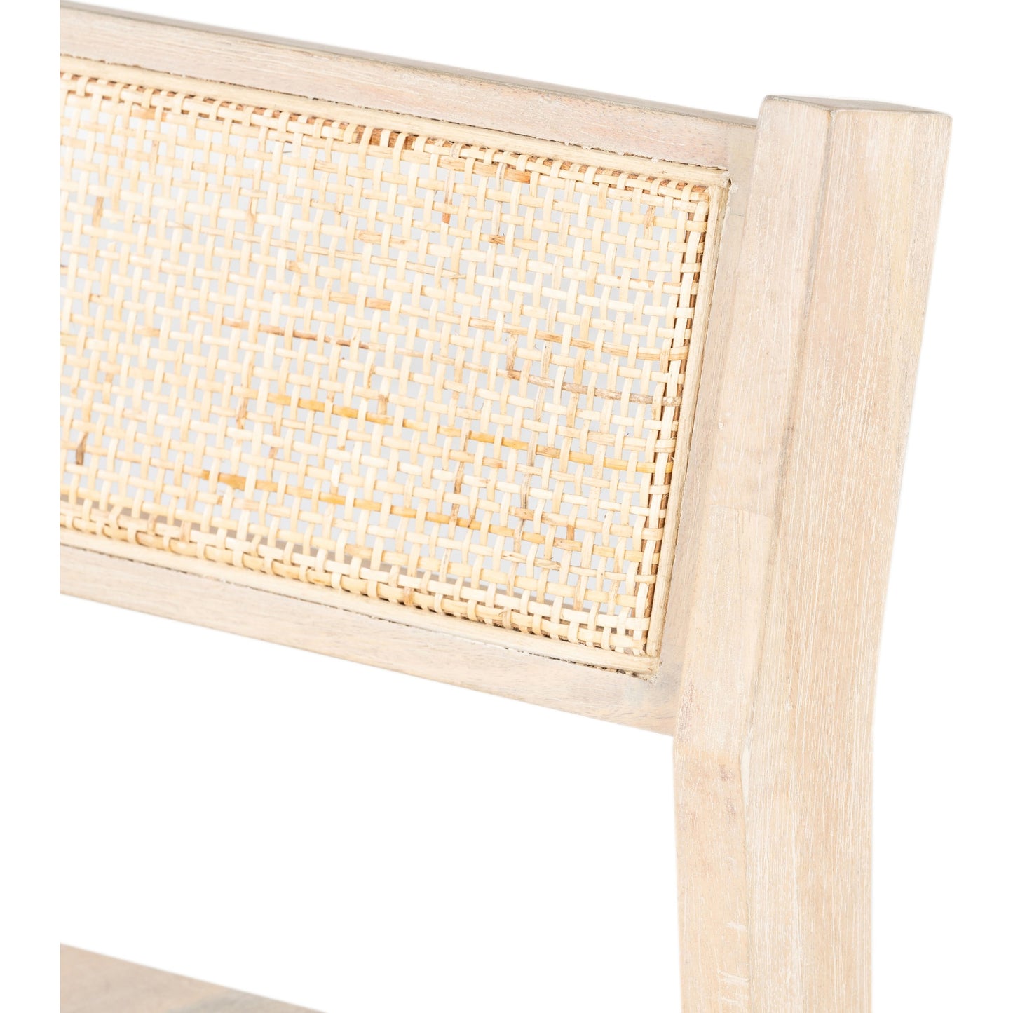 006 SI-1799203 | Additional Silo | Clarita Counter Stool by Four Hands in natural cane, white wash mango and white wash mango. Made from solid mango, cane in a transitional style.