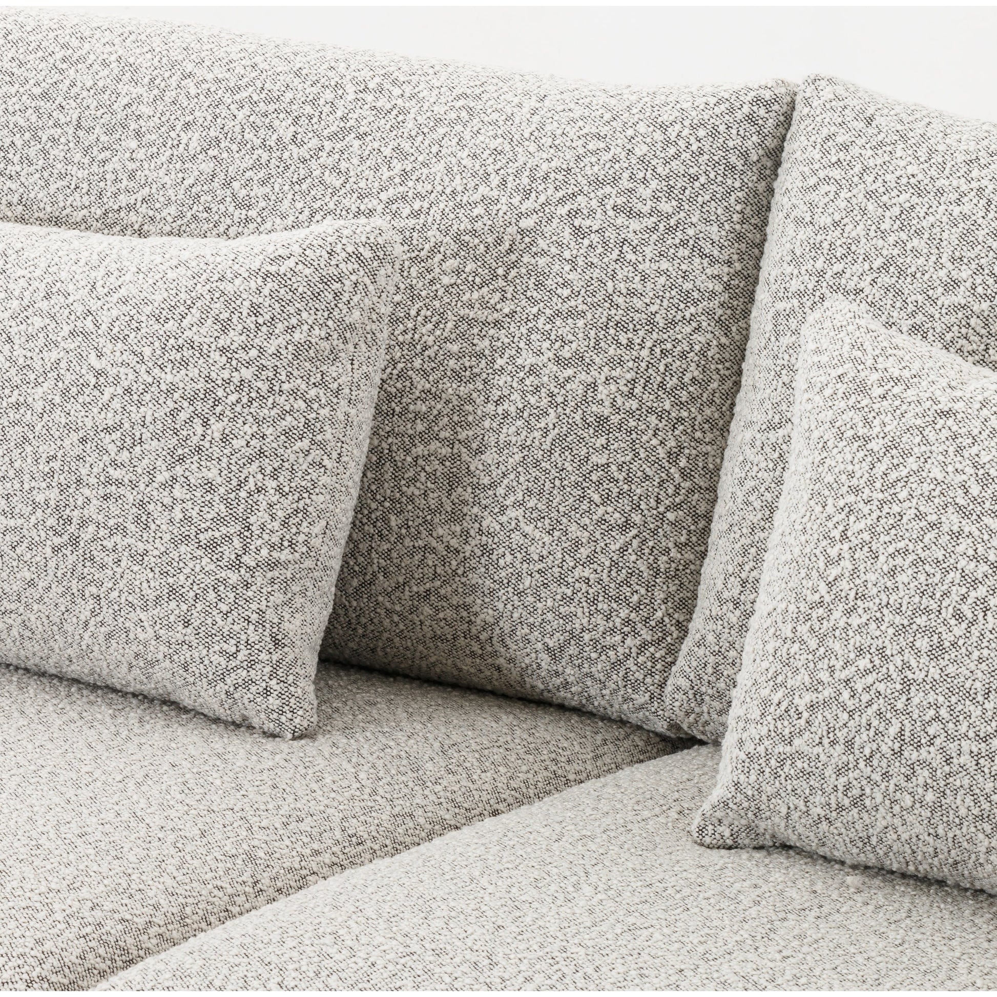 Kelsey Sofa by Four Hands in dover crescent. Made from 71% viscose (rayon), 17% polyester, 12% flax, linen, poplar plywood, 100% polyester in a modern style.