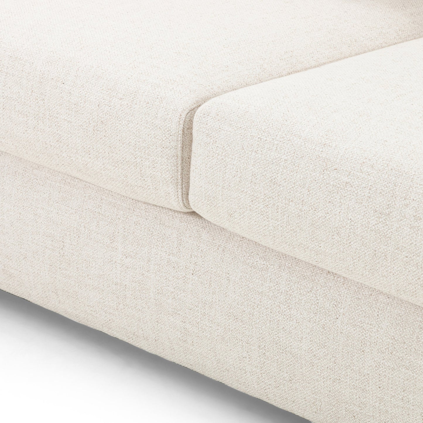 007 SI-1715793 | Additional Silo | Kelsey Sofa by Four Hands in dover crescent. Made from 71% viscose (rayon), 17% polyester, 12% flax, linen, poplar plywood, 100% polyester in a modern style.
