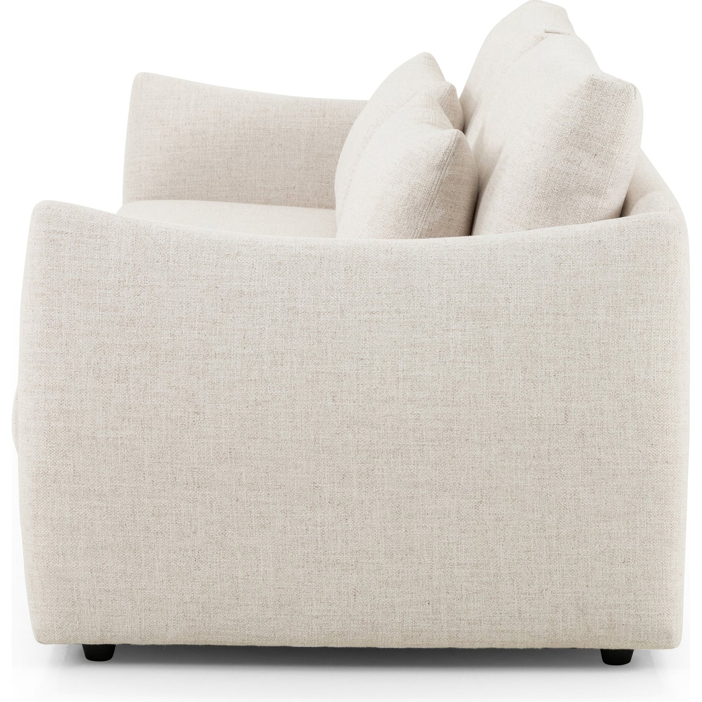 004 SI-1715793 | Additional Silo | Kelsey Sofa by Four Hands in dover crescent. Made from 71% viscose (rayon), 17% polyester, 12% flax, linen, poplar plywood, 100% polyester in a modern style.