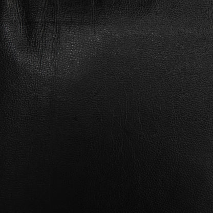 Muestra Seat Cushions by Four Hands in pebble black. Made from top grain leather, 90% polyurethane foam pad, 10% polyester fiber batting, 100% cotton in a rustic style.