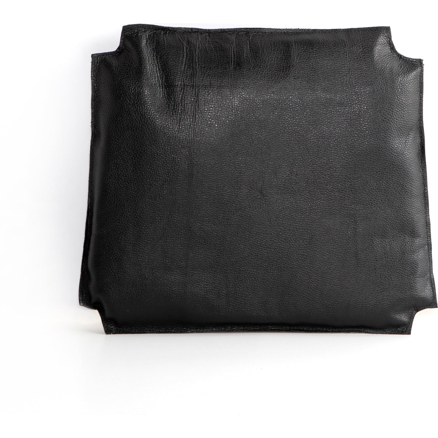005 SI-1799903 | Additional Silo | Muestra Seat Cushions by Four Hands in pebble black. Made from top grain leather, 90% polyurethane foam pad, 10% polyester fiber batting, 100% cotton in a rustic style.