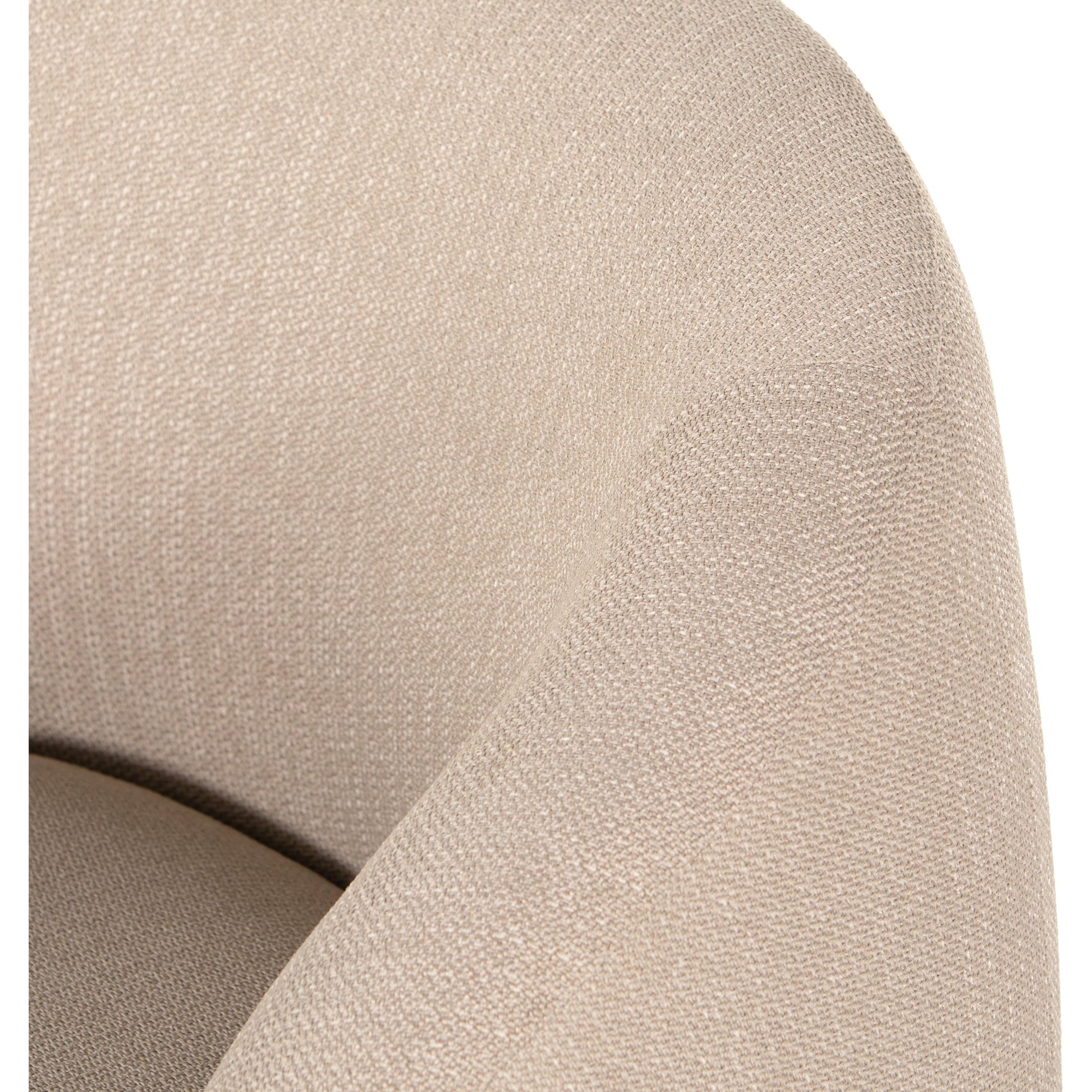 Sandie Swivel Chair by Four Hands in gibson silver and tawny oak. Made from 97% polyester, 3% acrylic, solid oak, poplar plywood in a modern style.
