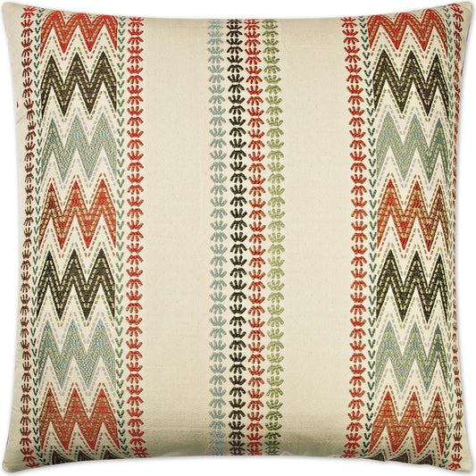 Caftan Pillow by DV Kap Home in multi. Made from 100% polyester in a unique style.